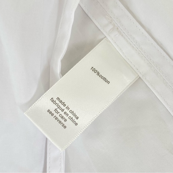 Ronny Kobo Kayla Open Back Button Down Tie Cut Out Shirt Top Blouse Medium - Picture 5 of 9